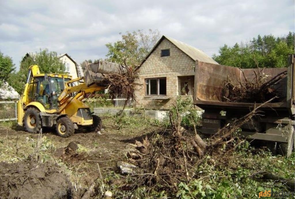 Уборка участков от мусора любой сложности в Омске в октябре